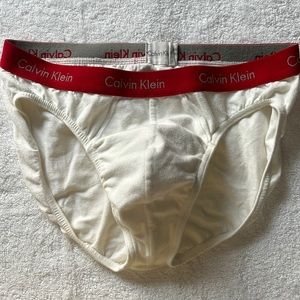 Vintage Calvin Klein Sexy Brief with Red Waistband